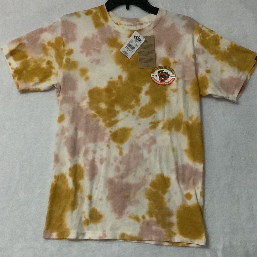 Vans Tie Dye shirt Have a peel T-shirt short sleeve, double sided graphics